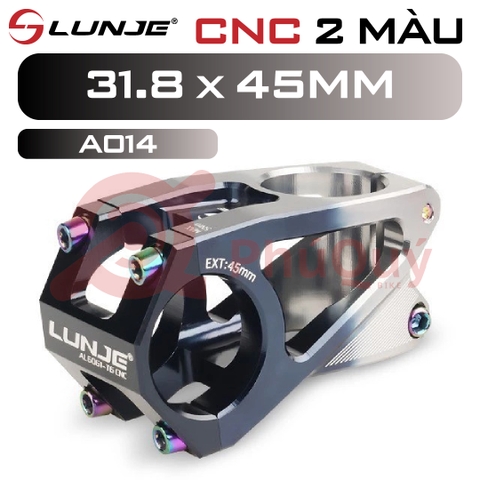 Pô Tăng LUNJE 45mm 31.8 CNC 2 Màu A014