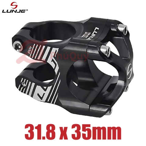 Pô tăng LUNJE Nhôm CNC 31.8 ĐEN ĐỎ XANH