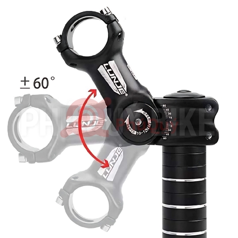 Pô tăng GẬT GÙ 25.4 / 31.8 x 110mm LUNJE