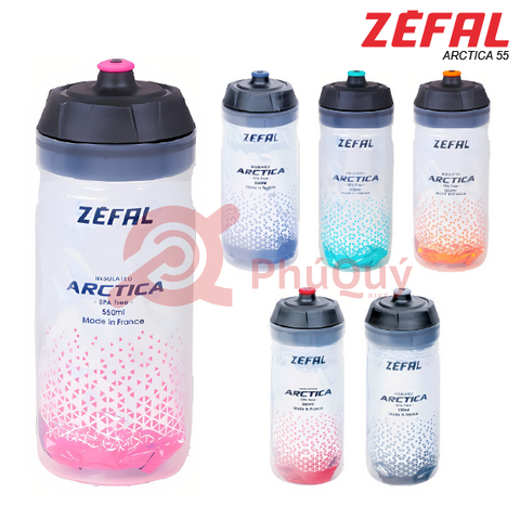 BÌNH NƯỚC XE ĐẠP GIỮ NHIỆT 550ML ZEFAL ARCTICA