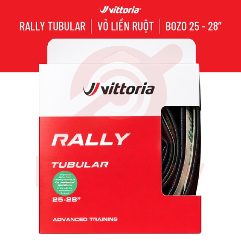 Vỏ BoZo Vittoria Tubular Rally 700x25 HÔNG ĐEN