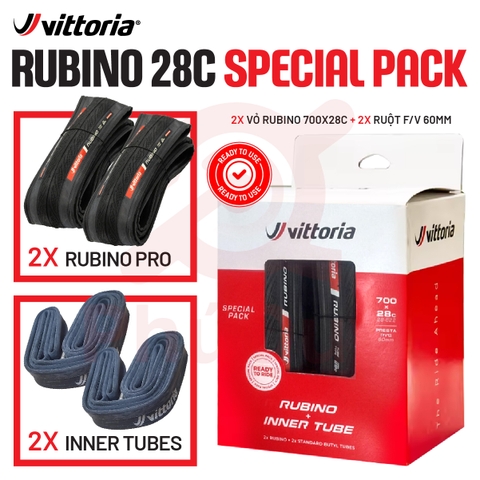 Vỏ Vittoria RUBINO V 700x28C (VAT)