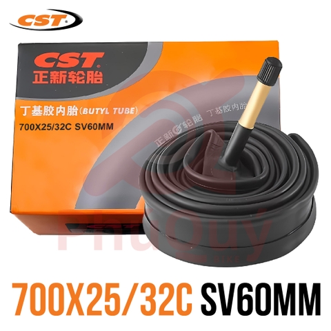 Ruột CST 700x25/32c AV 60mm Van Mỹ