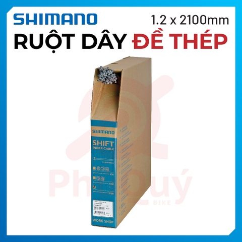 RUỘT Dây Cáp Đề SHIMANO 1.2x2100MM (100 DÂY) (VAT)
