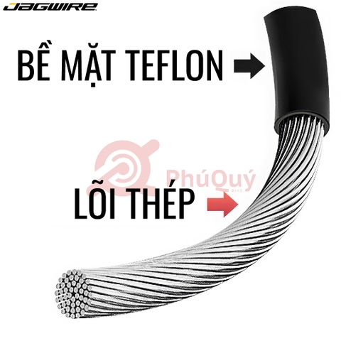Ruột Thắng LỤA MTB INOX Phủ Teflon Mỹ