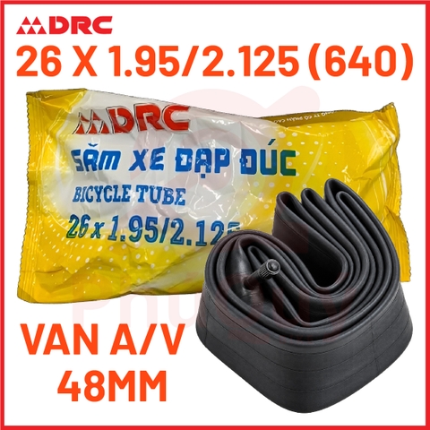 Ruột DRC 26x1.95/2.125 (640) Van Dài AV48MM