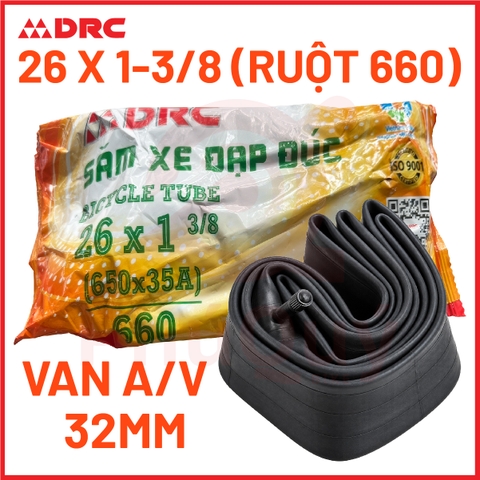 Ruột DRC 660 26x1 3/8 Van AV 32MM