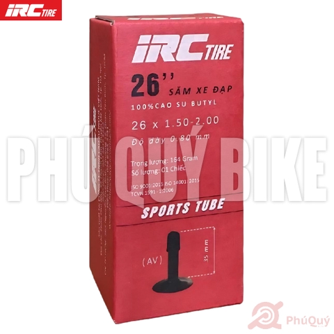 RUỘT IRC 26x1.50-2.00 VAN AV 35mm