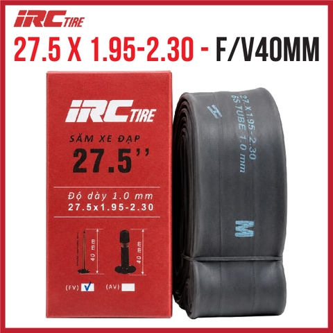 Ruột IRC 27.5x1.95-2.30 Van Pháp FV 40mm (VAT)
