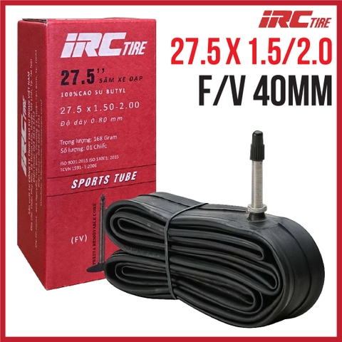 Ruột IRC 27.5x1.5-2.00 Van Pháp FV 40mm (VAT)