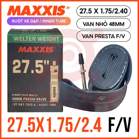 Ruột Maxxis VN 27.5x1.75/2.4 van xe đạp F/V 48mm (VAT)