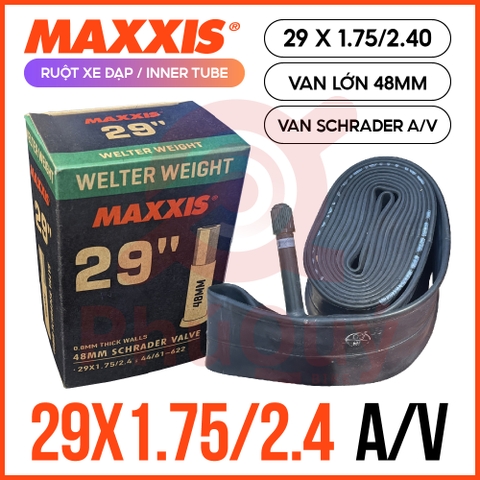 Ruột Maxxis VN 29x1.75/2.4 van xe máy A/V 48mm (VAT)