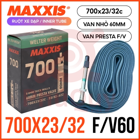 Ruột Maxxis VN 700x23/32c van xe đạp F/V 60mm (VAT)