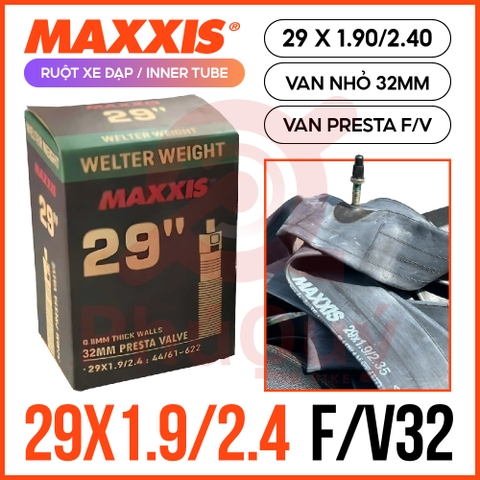 Ruột Maxxis VN 29 x 1.9/2.4 van xe đạp FV 32mm (VAT)