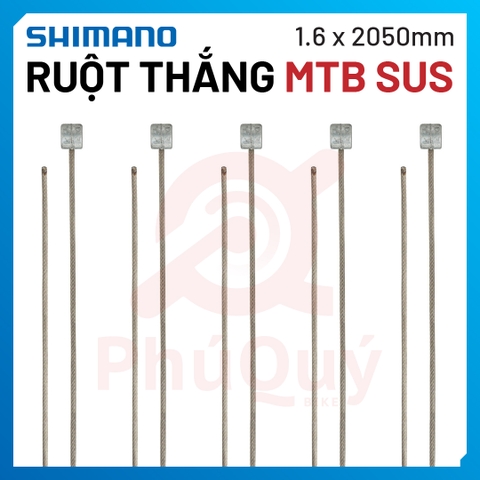 RUỘT Dây Cáp THẮNG MTB SHIMANO SUS 1.6X2050MM (50 PSC/HỘP) (VAT)