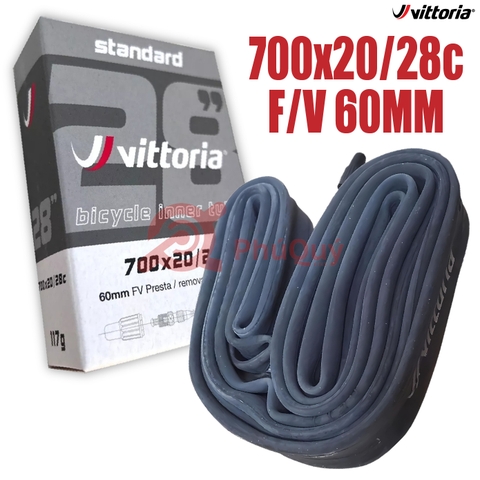Ruột Butyl 700c Vittoria van Pháp 60mm F/V