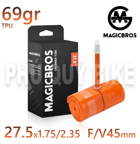 Ruột Siêu Nhẹ TPU 27.5x1.75/2.35 MAGICBROS FV 45mm