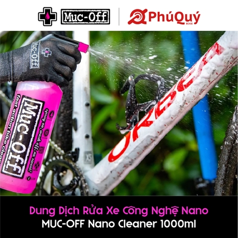 Dung dịch rửa xe công nghệ Muc-Off Nano Bike Cleaner 1L (VAT)