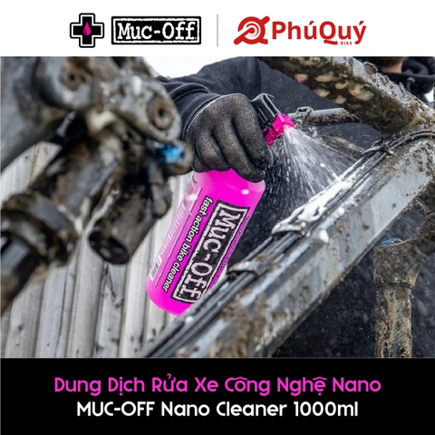 Dung dịch rửa xe công nghệ Muc-Off Nano Bike Cleaner 1L (VAT)