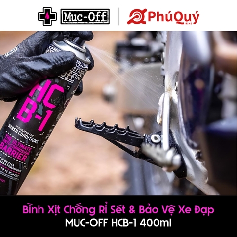 Bình xịt tẩy rửa, bảo vệ chống rỉ sét Muc-Off HCB-1 400ml (VAT)