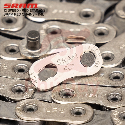 SÊN 12 SRAM RED 114L HÀNG HỘP CHÍNH HÃNG CÓ KHÓA SÊN  (VAT)