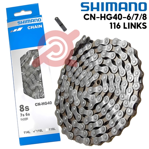 SÊN 8 SHIMANO HG40 116L HỘP CHÍNH HÃNG (PRODUCT OF CHINA) DÙNG CHỐT