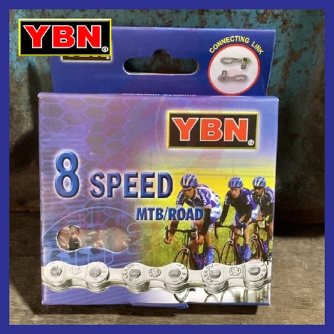 Sên 8 YBN S8 - S2 116L Chính Hãng Đài Loan Có Khóa Sên (VAT)