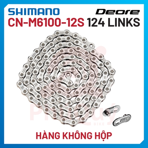 SÊN 12 SPEED SHIMANO CN-M6100 124 MẮT KHÔNG HỘP