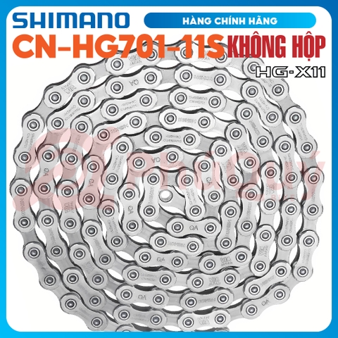 SÊN 11 SPEED SHIMANO CN-HG701 116 MẮT KHÔNG HỘP CHÍNH HÃNG