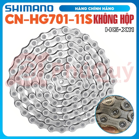 SÊN 11 SPEED SHIMANO CN-HG701 116 MẮT KHÔNG HỘP CHÍNH HÃNG