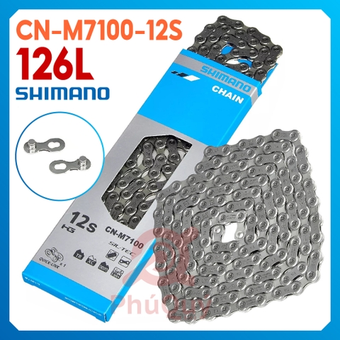 SÊN 12 SPEED SHIMANO SLX CN-M7100 126 MẮT CÓ HỘP