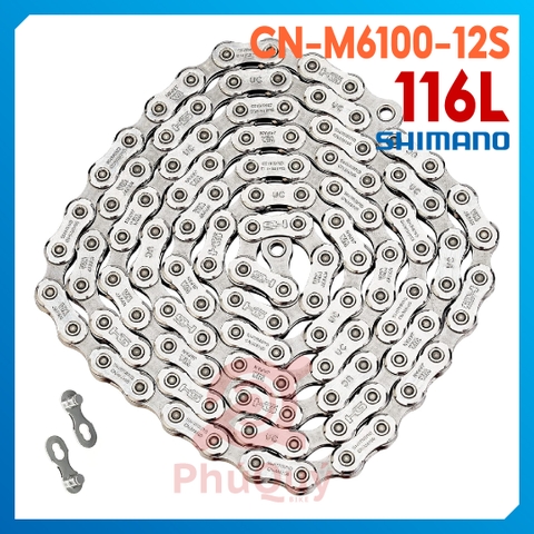 SÊN 12 SPEED SHIMANO CN-M6100 116L CÓ HỘP CHÍNH HÃNG