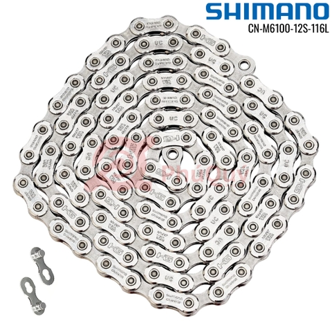 SÊN 12 SPEED SHIMANO CN-M6100 116L CÓ HỘP CHÍNH HÃNG
