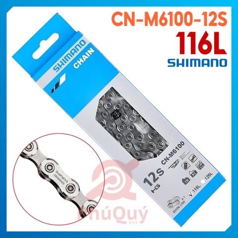 SÊN 12 SPEED SHIMANO CN-M6100 116L CÓ HỘP CHÍNH HÃNG