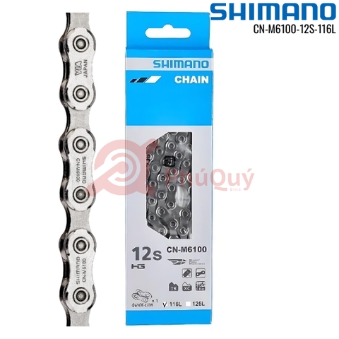 SÊN 12 SPEED SHIMANO CN-M6100 116L CÓ HỘP CHÍNH HÃNG