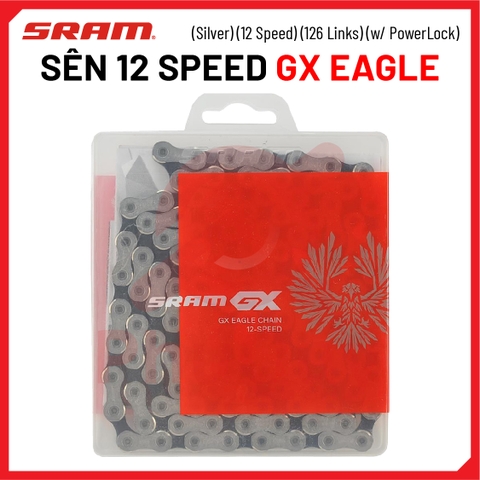 SÊN SRAM 12  GX EAGLE 126L FULL BOX CÓ KHÓA SÊN