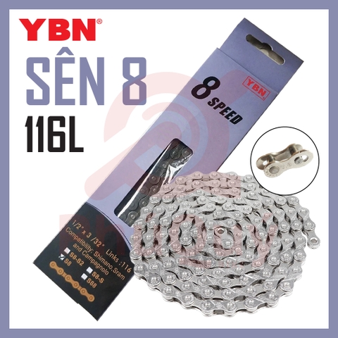 Sên 8 YBN-116L Hộp Dài