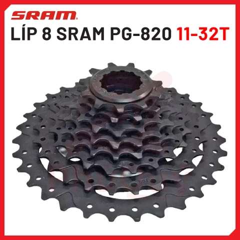 LÍP 8 SRAM 11-32T ĐEN