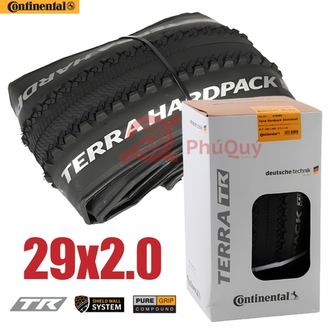 Vỏ gấp 29x2.0 Continental Terra TR Tubeless Hardpack Shieldwall