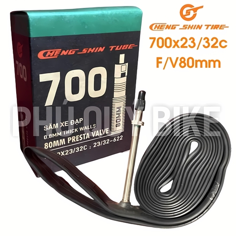 Ruột Cheng shin 700x23/32c 80 mm Van FV