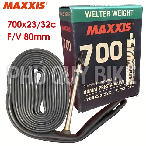 RUỘT XE ĐẠP MAXXIS VN 700 x 23/32c VAN XE ĐẠP F/V 80mm
