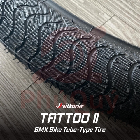 Vỏ Vittoria Tattoo II 26x2.3 Rigid Full Đen (VAT)