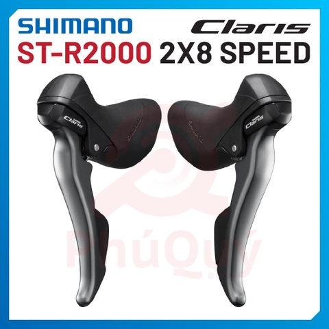 TAY LẮC R2000 SHIMANO 2x8 CLARIS DÂY ÂM