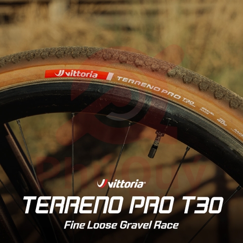 Vỏ Vittoria Terreno Pro T30 Fine Loose (Gai mịn) Gravel Race (VAT)