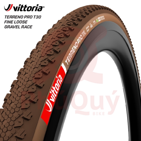 Vỏ Vittoria Terreno Pro T30 Fine Loose (Gai mịn) Gravel Race (VAT)