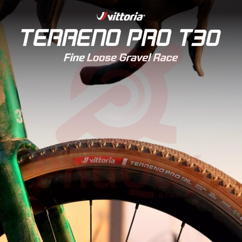 Vỏ Vittoria Terreno Pro T30 Fine Loose (Gai mịn) Gravel Race (VAT)