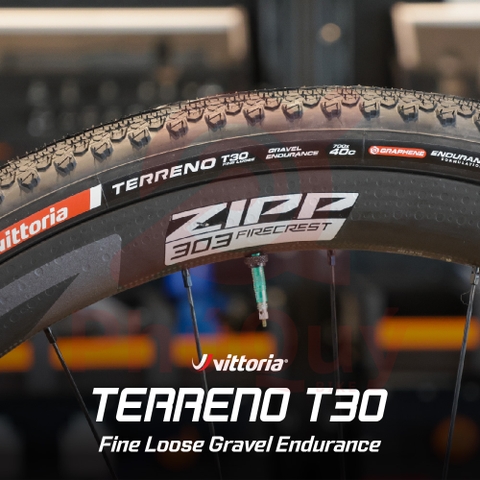 Vỏ Vittoria Terreno T30 Fine Loose (Gai mịn) Tubeless Gravel Endurance G2.0 (VAT)