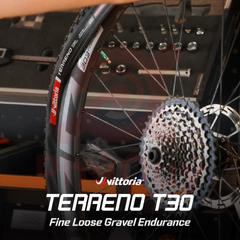 Vỏ Vittoria Terreno T30 Fine Loose (Gai mịn) Tubeless Gravel Endurance G2.0 (VAT)