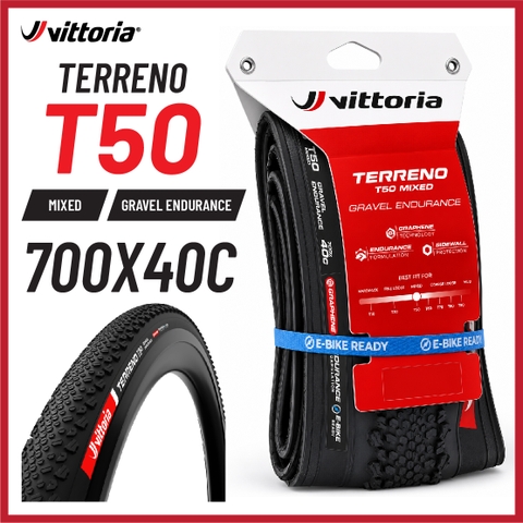 Vỏ Vittoria Terreno T50 Mixed TLR Gravel Endurance G2.0 (VAT)