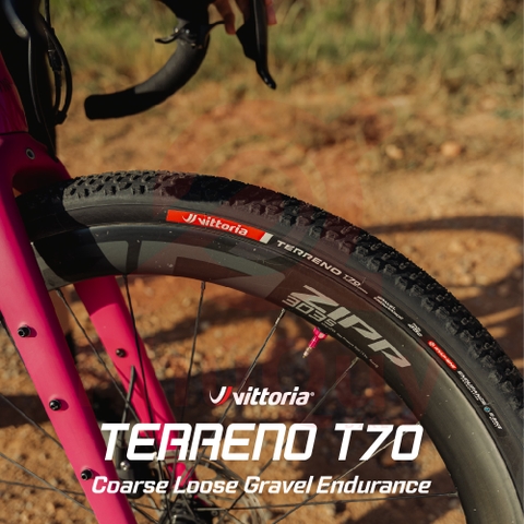 Vỏ Vittoria Terreno T70 Coarse Loose 45-622 Gravel Endurance Full Đen G2.0 (VAT)